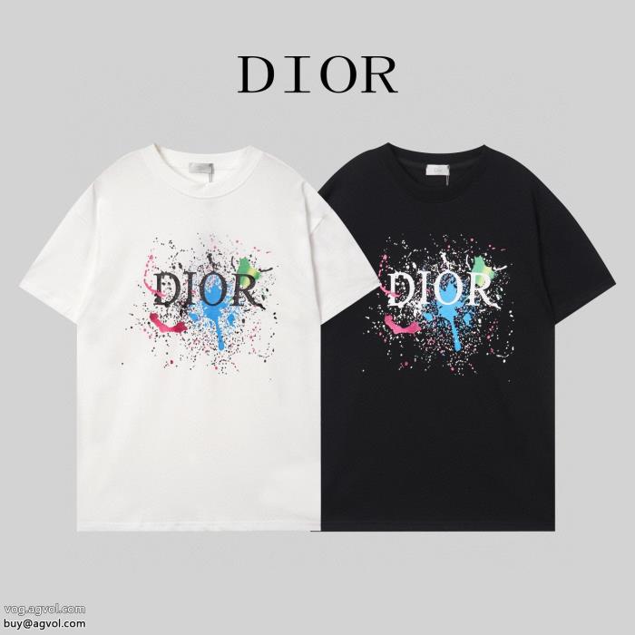 映え度MAX清涼感スーパー コピー ブランド 通販DIOR半袖Tシャツ_0_1