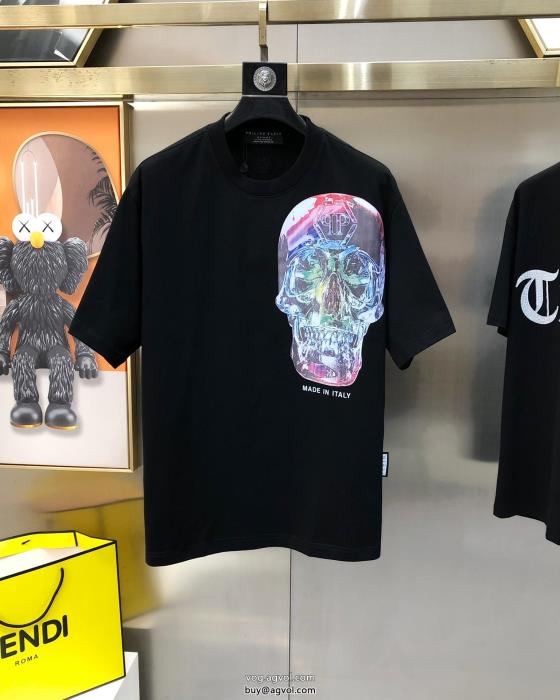 半袖TシャツPHILIPP PLEIN23SS洗練デザイン上品さ漂うスーパー コピー ブランド 通販_0_2