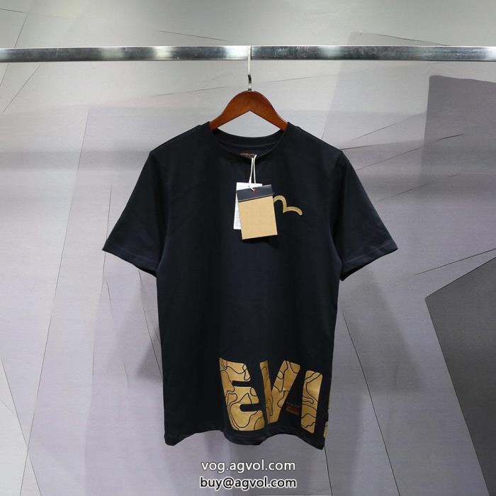 機能性が高い今年流大人っぽさ半袖Tシャツコピー 商品 ブランドEVISU_0_2