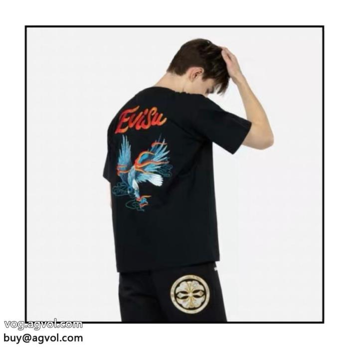 ブランド コピー  エヴィス半袖Tシャツ今季のトレンド人気新作2023で人気の限定新作_0_0