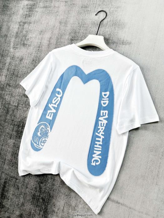 23SS 異素材夏が待ちきれないブランド新作スーパー コピー 販売半袖TシャツEVISU_0_3