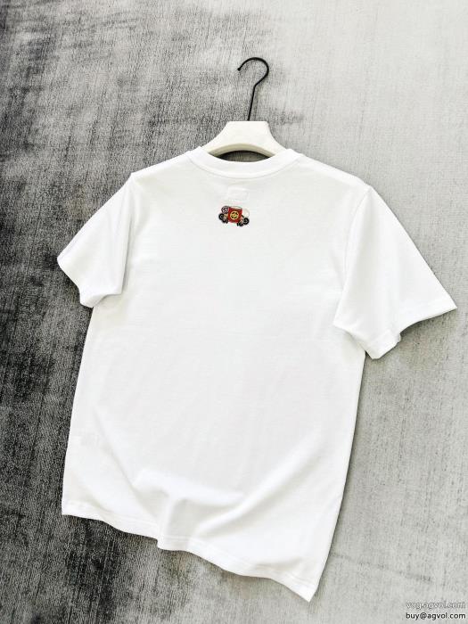 ブランド コピー ショップトレンドスタイル爽やかな色合いEVISU半袖Tシャツ_0_2