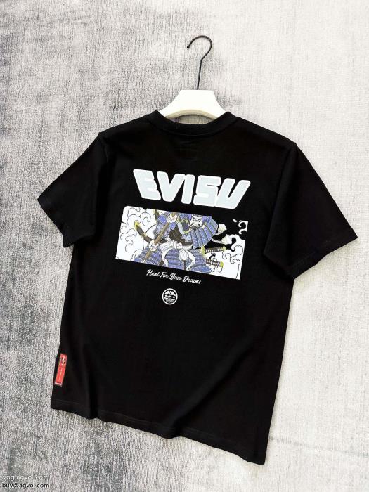 ブランド コピー ショップトレンドスタイル爽やかな色合いEVISU半袖Tシャツ_0_4