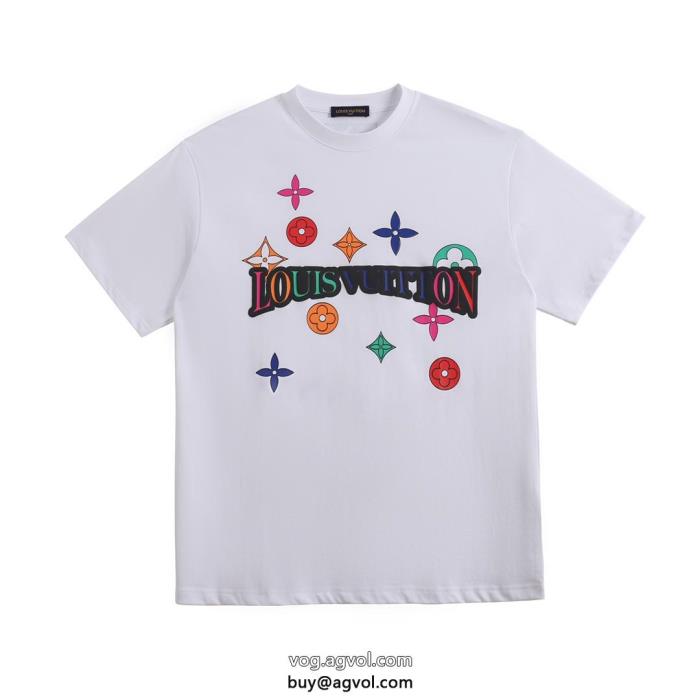 最安値抜け感のあるスタイルが完成半袖TシャツLOUIS VUITTONブランド コピー 激安_0_1