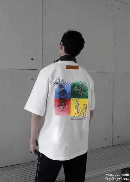 偽 ブランド 販売半袖Tシャツ好印象な上品スタイル完売在庫確保LOUIS VUITTON_0_3