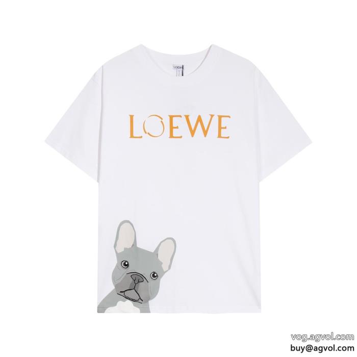 海外限定大人っぽいデザインロエベブランド 品 スーパー コピー半袖Tシャツ_0_0