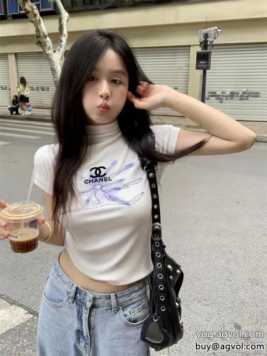 偽物 ブランド 激安上質感実用的ながら手頃な価格半袖TシャツCH_0_1