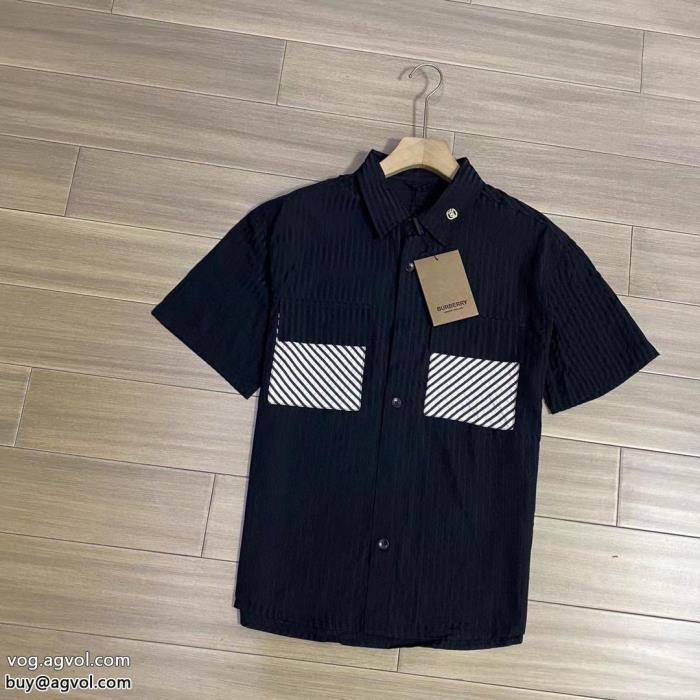 快適な着心地正規品保証232023バーバリー半袖シャツコピー 品 ブランド_0_1