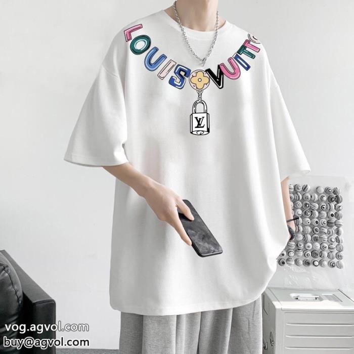 ルイ ヴィトン半袖Tシャツ大人のこなれ感2023を感じさせるスーパー コピー 安心_0_3