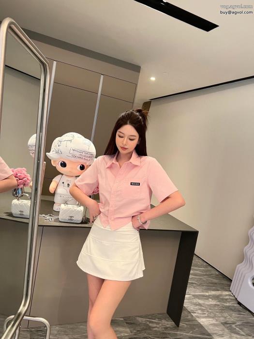 MIUMIU半袖シャツ激安 ブランドおしゃれに着こなせる都会的な印象のスタイル_0_0