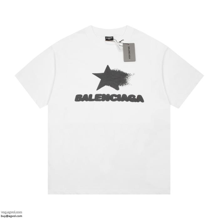 balenciagaスーパー コピー 品半袖Tシャツセレブや芸能人からも愛用爽やかさ_0_3