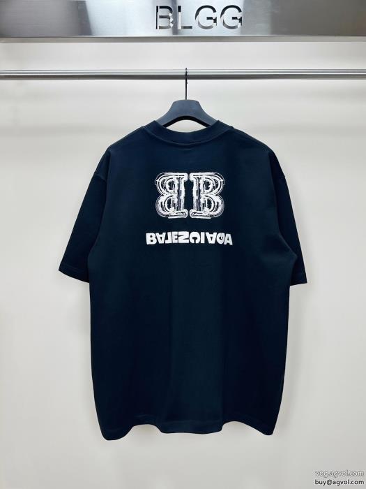 ブランド 通販balenciaga今年も人気きちんと感が強い半袖Tシャツ_0_1