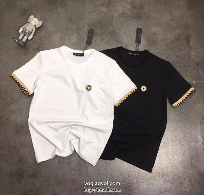 ブランド コピー ショップ限定生産品新作オシャレVERSACE半袖Tシャツ_0_1