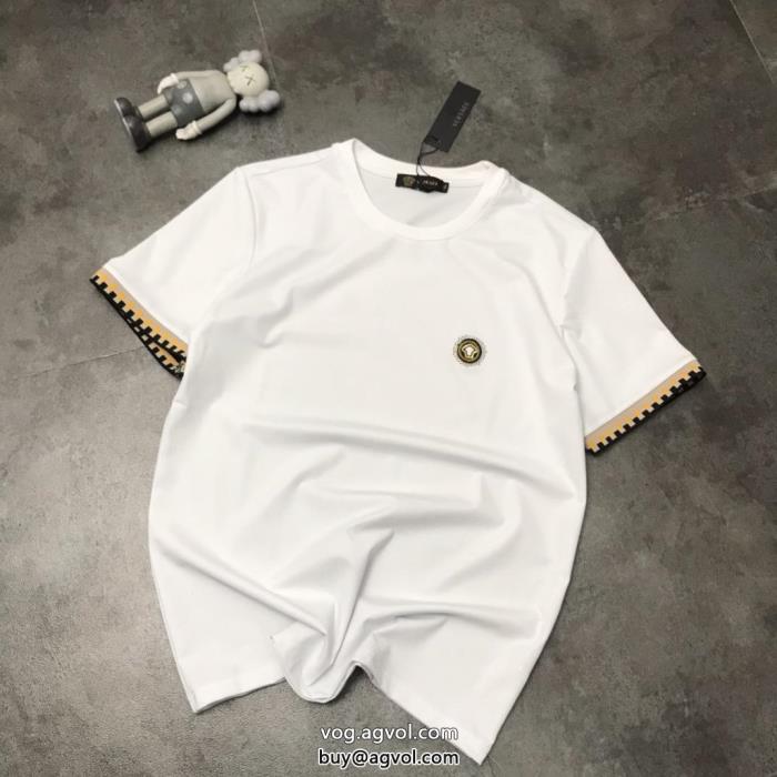 ブランド コピー ショップ限定生産品新作オシャレVERSACE半袖Tシャツ_0_3