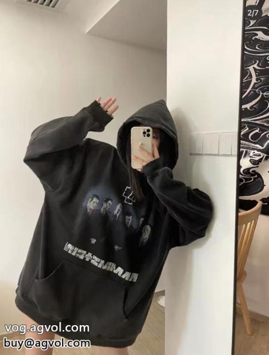 新作限定華やかキュート大人っぽいデザイン偽 ブランドパーカーbalenciaga_0_4