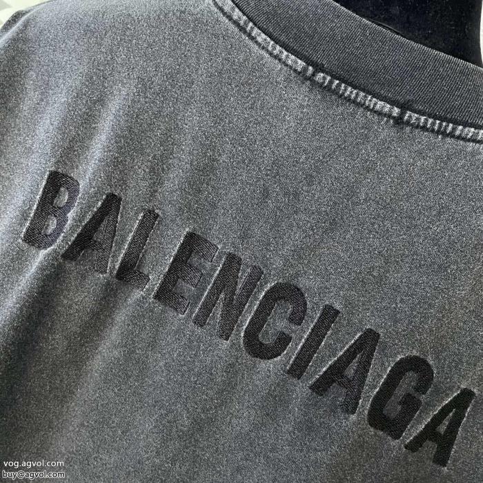 素敵な夏の定番アイテム少量入荷☆限定モデルブランド コピー 専門balenciaga半袖Tシャツ_0_2