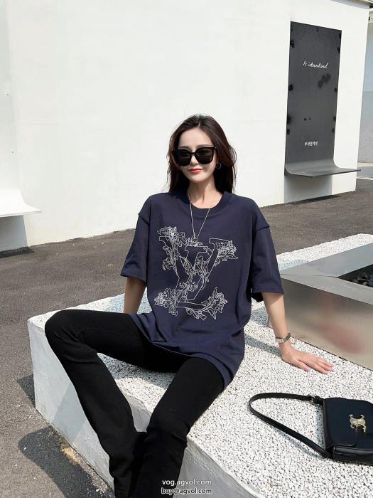 半袖Tシャツ通勤にもOKロゴが素敵コピー 商品 ブランドLOUIS VUITTON_0_1