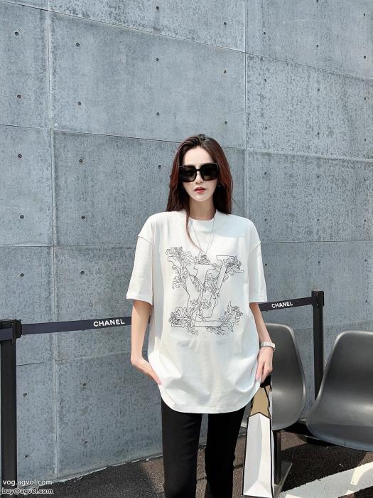 半袖Tシャツ通勤にもOKロゴが素敵コピー 商品 ブランドLOUIS VUITTON_0_3