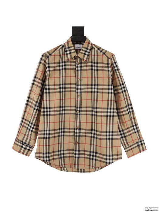 ブランド 通販長袖シャツBURBERRY手持ち在庫あり海外セレブ愛用洗練された印象_0_4