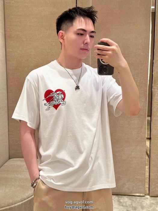 ブランド 激安 半袖Tシャツ先行入手今季話題の一級品BURBERRY_0_4
