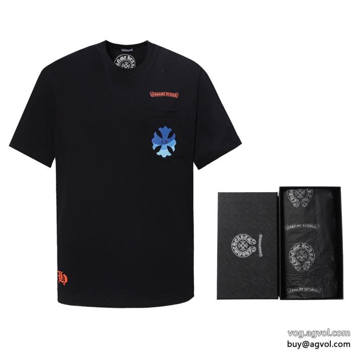 激安 ブランド 通販ハイセンス最新☆大人気☆話題沸騰半袖TシャツCHROME HEARTS_0_1
