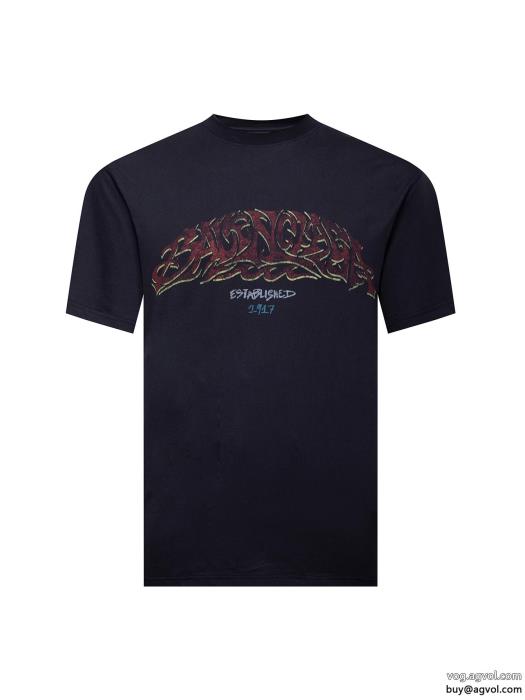 切りっぱなしデザインお洒落上級者balenciaga半袖Tシャツスーパー コピー 安心 _0_1