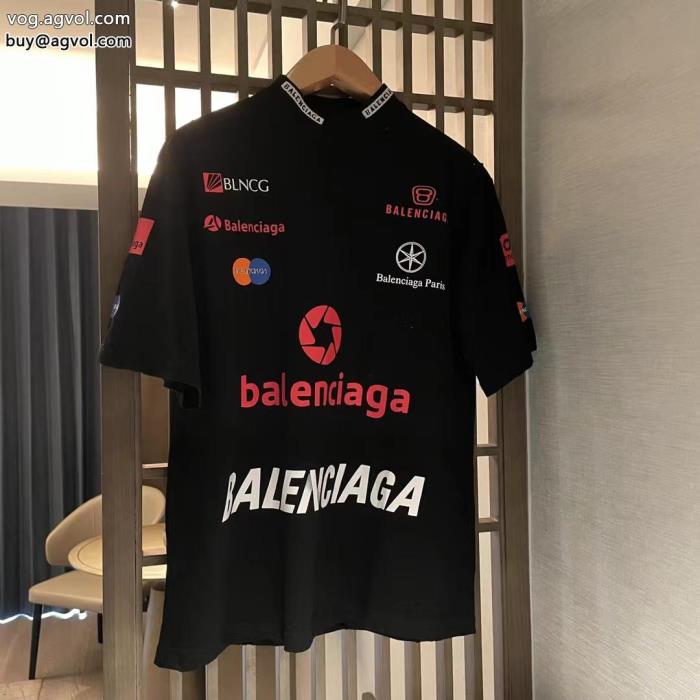 バレンシアガブランド コピー 安心半袖Tシャツシンプルなデザイン先行入手_0_1