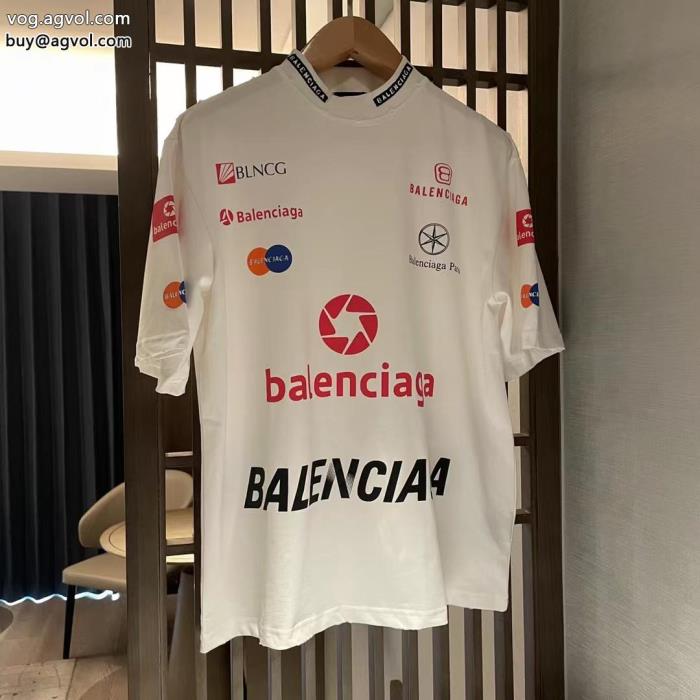 バレンシアガブランド コピー 安心半袖Tシャツシンプルなデザイン先行入手_0_2