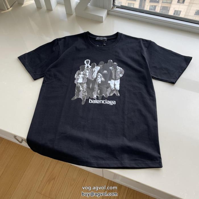 大人レディなシルエット優しい肌触りバレンシアガ半袖Tシャツ偽物 通販 _0_3