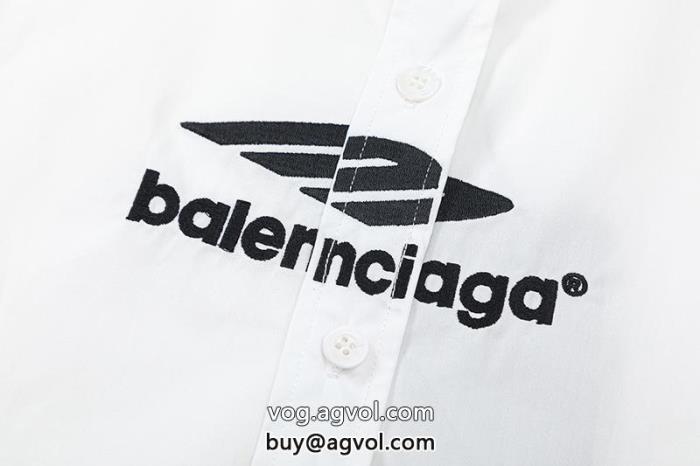 ブランド アクセサリー 激安ファッションに新しい色上品な落ち感あるバレンシアガ長袖シャツ_0_2