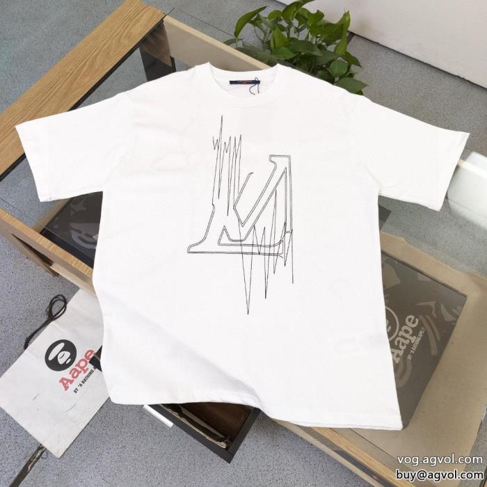 LOUIS VUITTONバカ売れ継続中2023は継続系のトレンド偽 ブランド 半袖Tシャツ_0_0