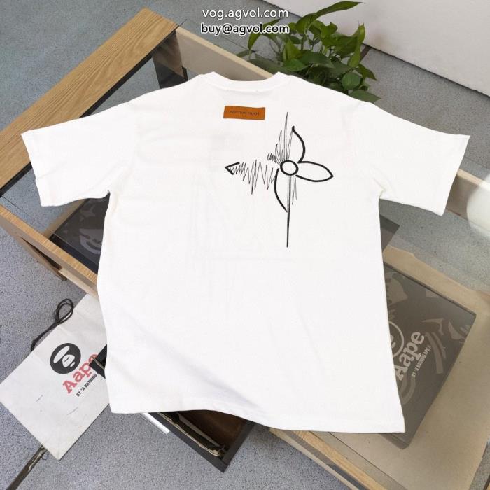 LOUIS VUITTONバカ売れ継続中2023は継続系のトレンド偽 ブランド 半袖Tシャツ_0_1