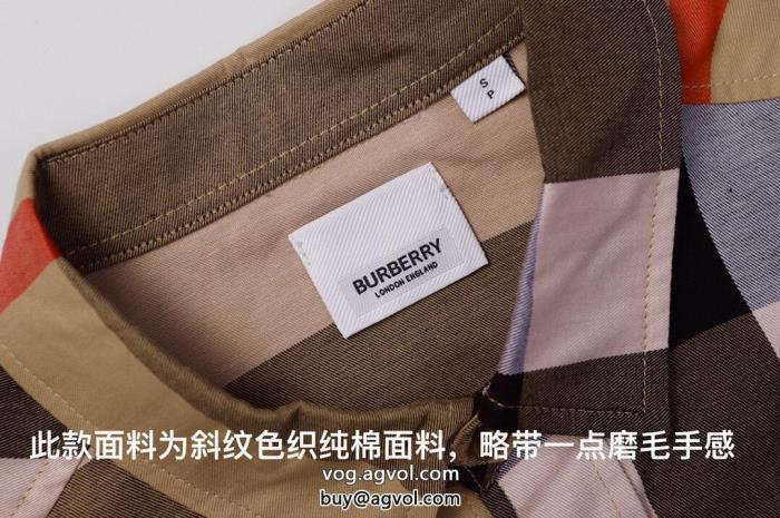 長袖シャツブランド コピー 専門BURBERRY爽やかな色合いお洒落スタイル_0_4