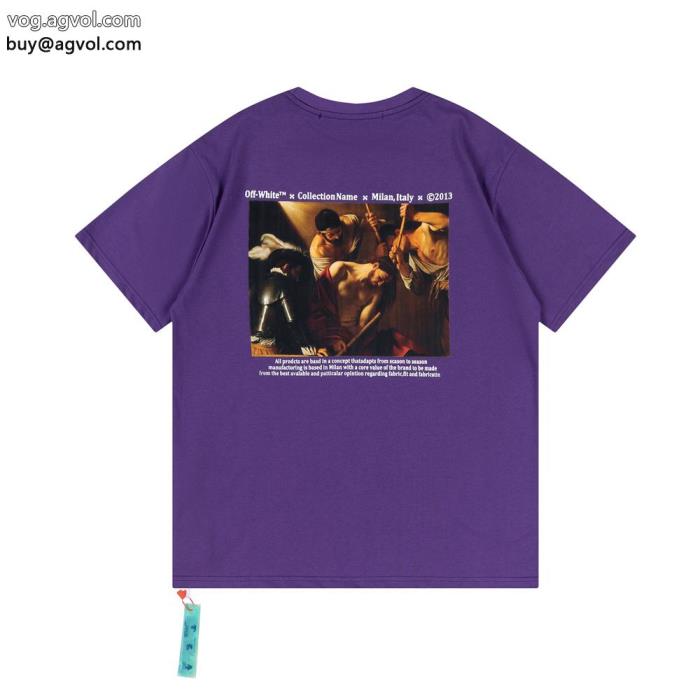 ブランド コピー 通販半袖Tシャツ2023は継続系のトレンド清涼感オフホワイト_0_2