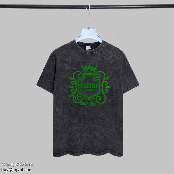 半袖TシャツFENDI優しげな高級人気色クラシックな雰囲気のトップスブランド コピー 通販_0_1