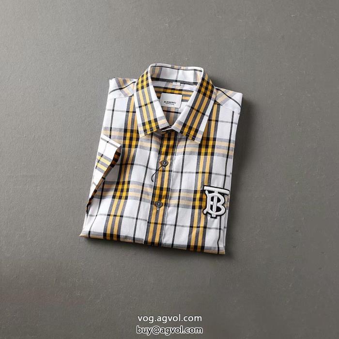 最新2023柔らかい色調半袖シャツBURBERRYブランド コピー 優良_0_2