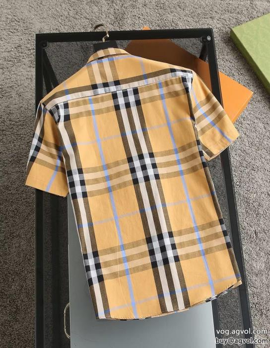 BURBERRYスーパー コピー 安心 超カッコイイ夏らしく爽やかな印象半袖シャツ_3_3