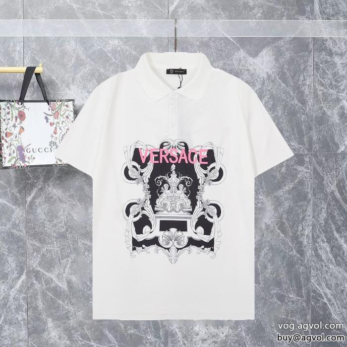 偽物 ブランド 販売VERSACE大人買いする方も多いSS23オシャレ半袖シャツ_0_1