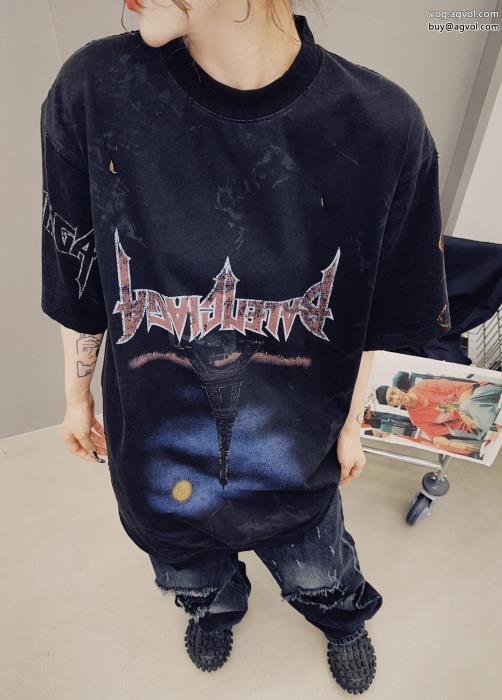 バレンシアガ期間限定セール著名人の着用半袖Tシャツブランド スーパー コピー 優良_0_2
