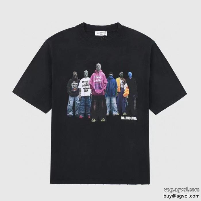 海外大人気アイテム完璧なシルエット半袖Tシャツbalenciagaブランド コピー 販売_0_1