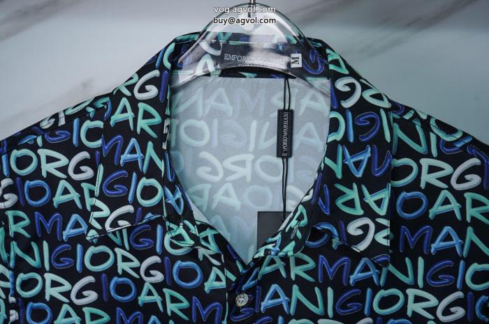 定番人気　薄手柔らか上品に夏っぽさを感じるARMANI長袖シャツ偽 ブランド _0_2