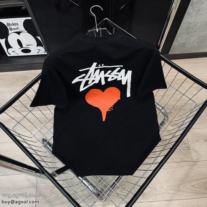 ステューシー半袖Tシャツ高品質トップスからチラ見える安心ブランド コピー  _0_0