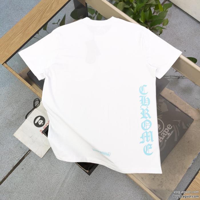 ブランド 通販 激安上品カジュアルな雰囲気に2023の流行りトップス半袖TシャツCHROME HEARTS_0_1
