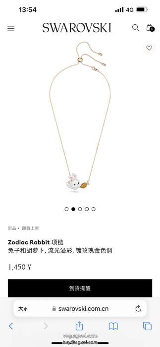 ネックレスブランド 品 スーパー コピー爆発的人気　再入荷2023季節限定SWAROVSKI_0_2