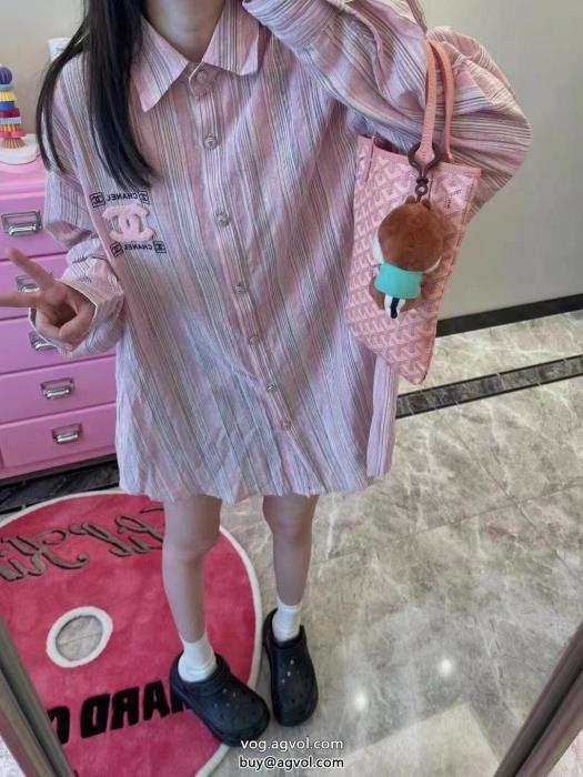 引き続き人気のアイテム2023年SSのトレンド偽 ブランド CH長袖シャツ_0_1