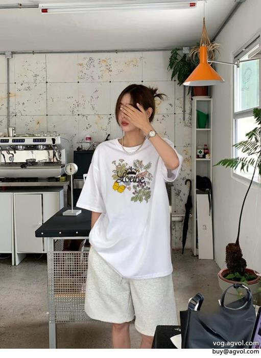 半袖Tシャツカジュアルなスタイルセンス抜群ブランド コピー 安心LOEWE_0_0