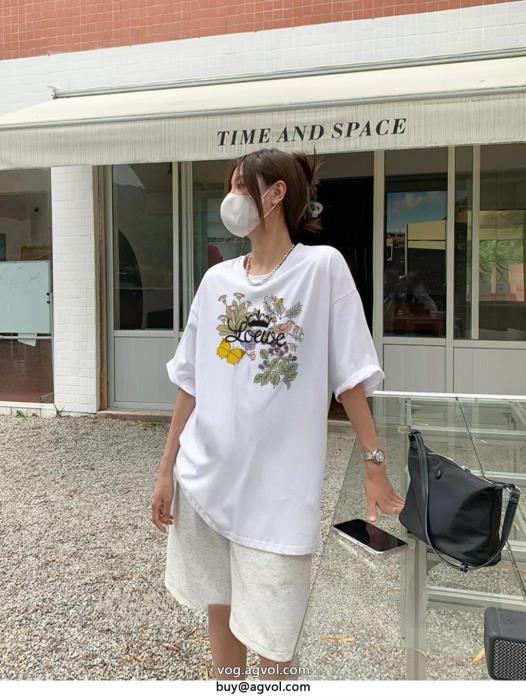 半袖Tシャツカジュアルなスタイルセンス抜群ブランド コピー 安心LOEWE_0_1