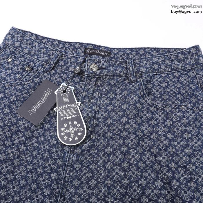 スタイルアップ見えなシンプル今っぽいトレンドスラックスブランド 通販 激安CHROME HEARTS_0_2