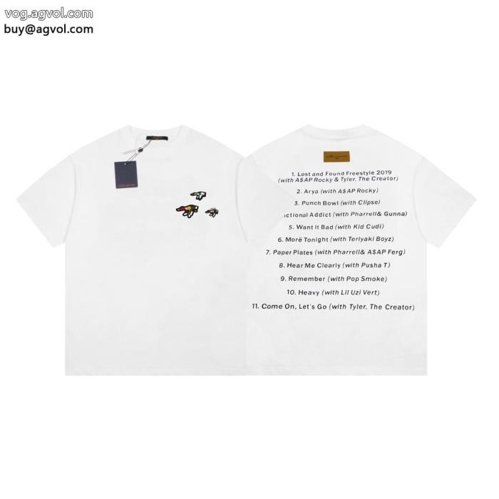 ルイ ヴィトンブランド スーパー コピー 通販人気☆夏にお勧め即完売半袖Tシャツ_0_1