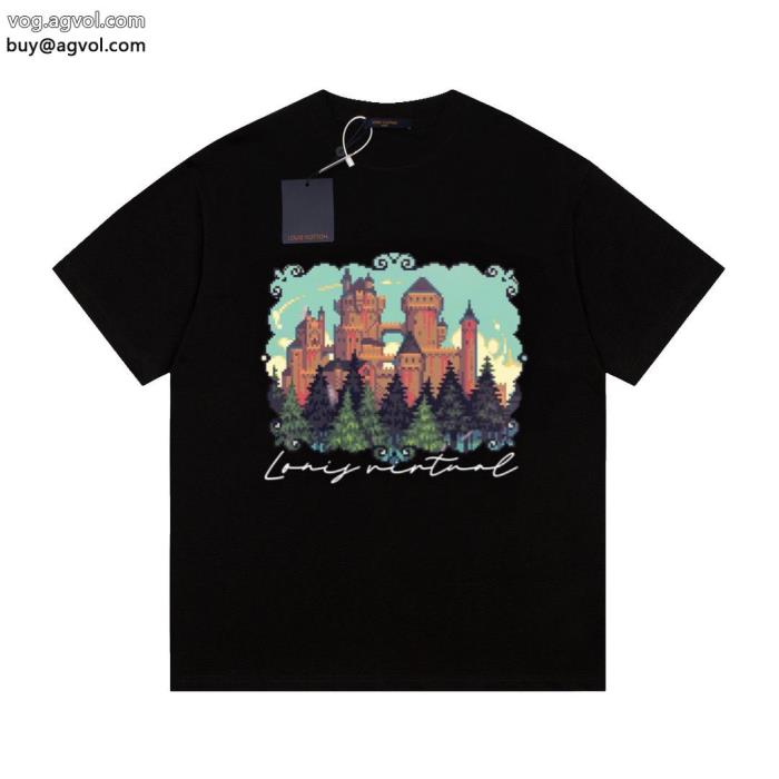 ルイ ヴィトン半袖Tシャツ夏らしい品格が漂う2023新作新品激安 ブランド_0_1